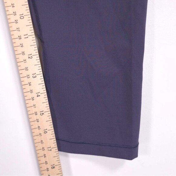 Lululemon Sculpt It Crop Tight Greyvy Greyish Purple Leggings Size 10 - Picture 9 of 12